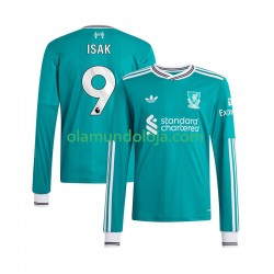 Camisola Liverpool ISAK 9 Homem Equipamento Terceiro 2025-2026 Manga Comprida